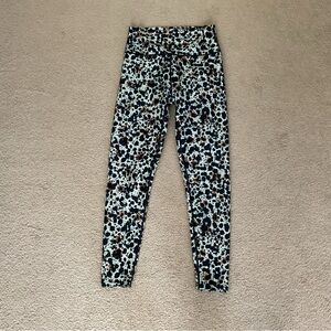 SAGE Collective Inkspot Abstract Animal Print High RiseLeggings M